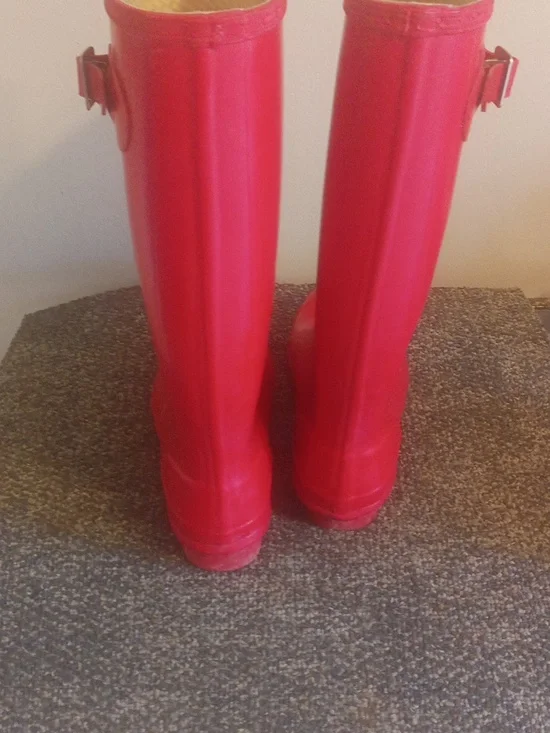 Hunter Gloss Tall Rain Boots - Size 9 - Picture 4 of 8